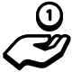 Coin in Hand icon