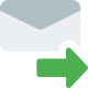 Email forward button icon