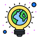 Ecologic Light Bulb icon