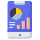 Mobile graphic report icon