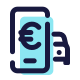 Taxi Mobile Payment Euro icon