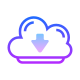 Download from the Cloud icon