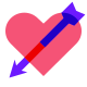 Heart With Arrow icon
