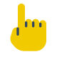 1 本の指 icon