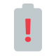 batería de advertencia icon