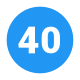 40 Circle icon