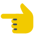 Hand links icon