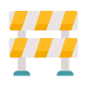 Road Barrier icon