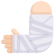 Broken arm icon