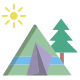 Camping icon