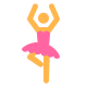 Ballerina-Ganzkörper icon