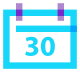 Calendar 30 icon