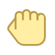 Hand: Felsen icon