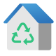 Centre de recyclage 3d icon