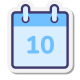 Kalender 10 icon
