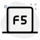 F5, Refresh key function computer button layout icon