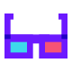 Gafas 3d icon