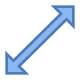 Redimensionar Diagonal icon