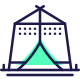 Tent icon