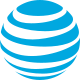 AT&T an american cellular network and internet company icon
