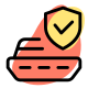 Cruise shop insurance coverage protection shield layout icon