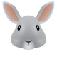 visage-de-lapin-emoji icon