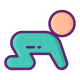 Crawling icon