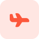 Aircraft standalone insurance coverage plan layout logotype icon