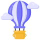 Heißluftballon icon