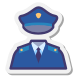 uniforme de policia icon