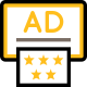 Ads Rating icon