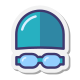 Плавательная шапочка icon