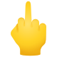 Obscene gesture icon