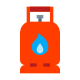 botella con gas icon