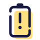 batteria di avvertimento icon