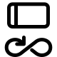 Mobile phone compass calibration with loop arrow icon