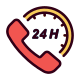 24/7 Customer Support icon