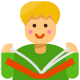 Kid Reading icon