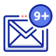 spam; envelope; notification; message; email icon