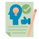 Qualitative data icon icon