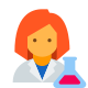 科学者女性 icon