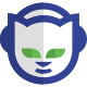 Napster a set of three music-focused online services icon