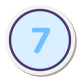 Eingekreiste 7 icon