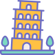 pisa tower icon