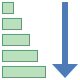 Clasificación ascendente icon