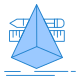 3d Triangle icon