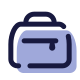 Visão traseira da bolsa icon