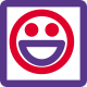 Yahoo a instant messaging client with emoji logotype icon