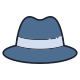 chapeau de détective icon