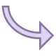 Curved Arrow icon